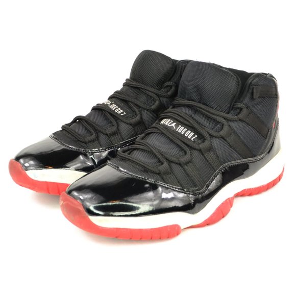 Jordan 11 Retro Bred 2012 Playoffs Men\'s Size 8 OG Basketball Sneakers